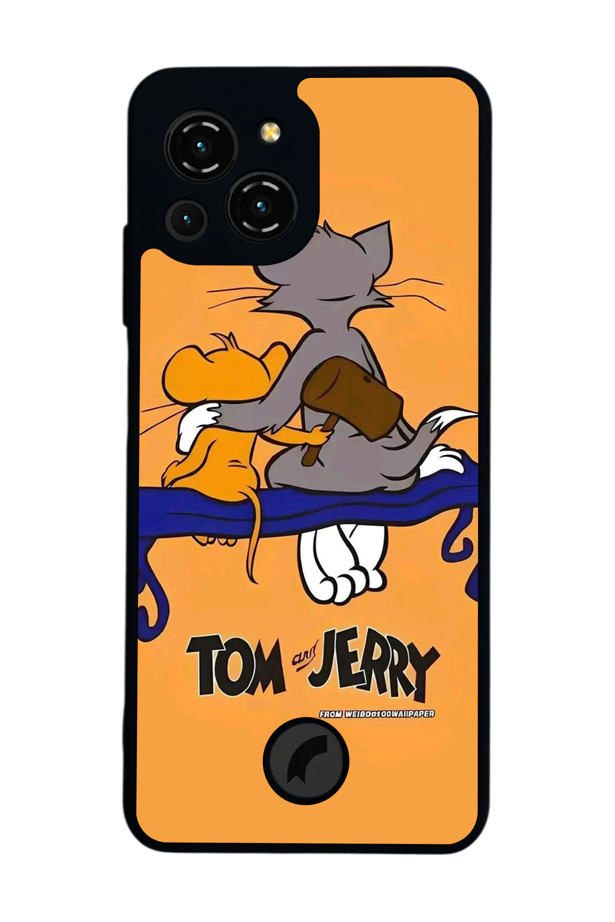 Reeder S23 Pro Max Uyumlu Tom And Jerry Tasarımlı Glossy Premium Kılıf