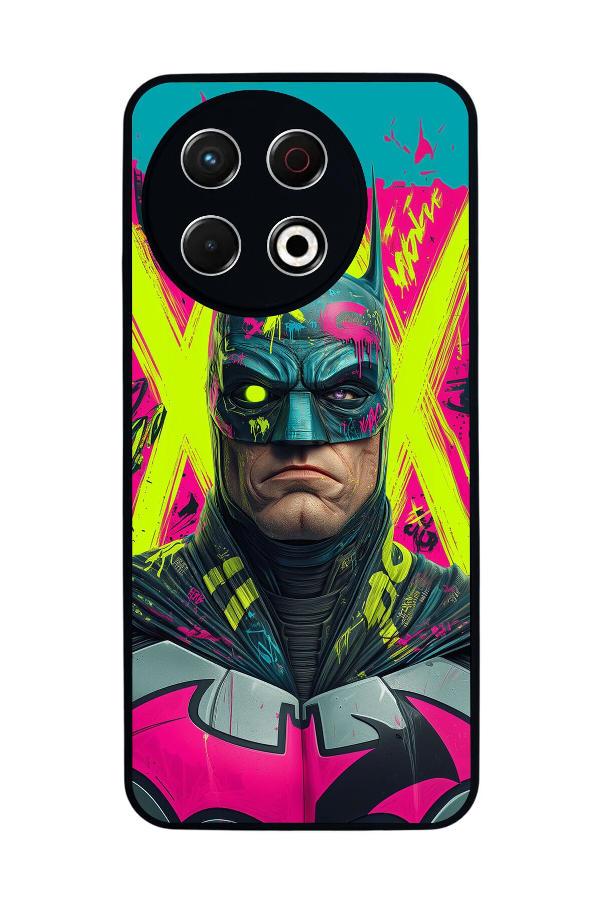 Tecno Spark 30 Pro Uyumlu Batman Tasarımlı Glossy Premium Kılıf