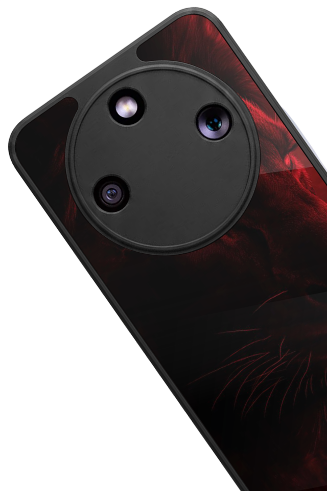 Honor Magic 8 Lite Uyumlu Aslan Tasarımlı Glossy Premium Kılıf