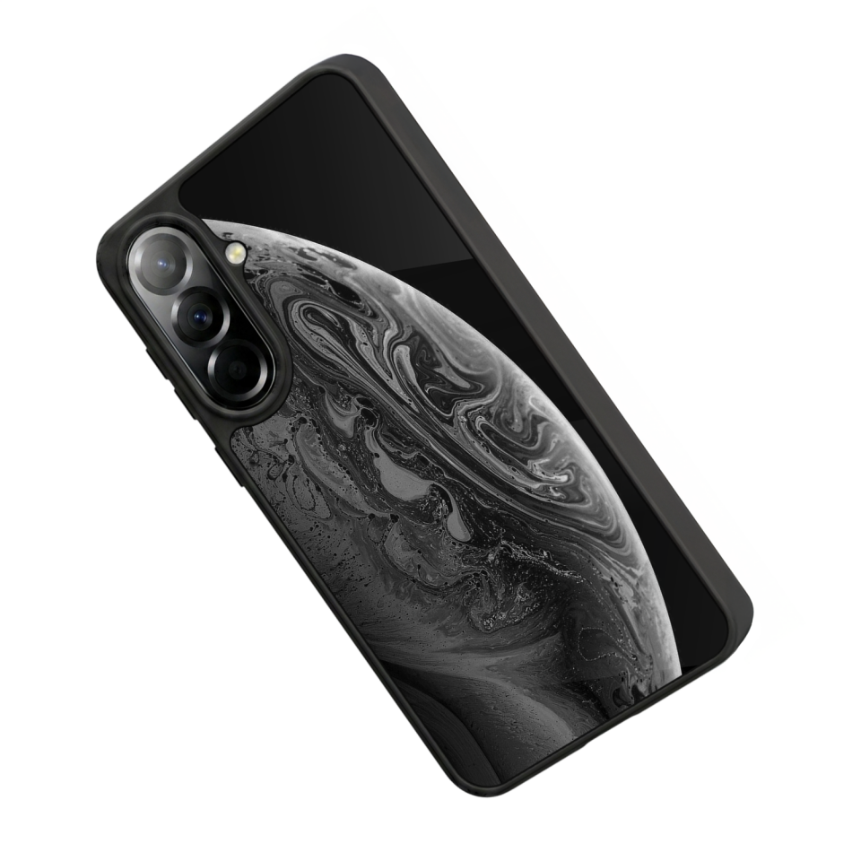 Samsung Galaxy A57 Uyumlu Ay Tasarımlı Glossy Premium Kılıf