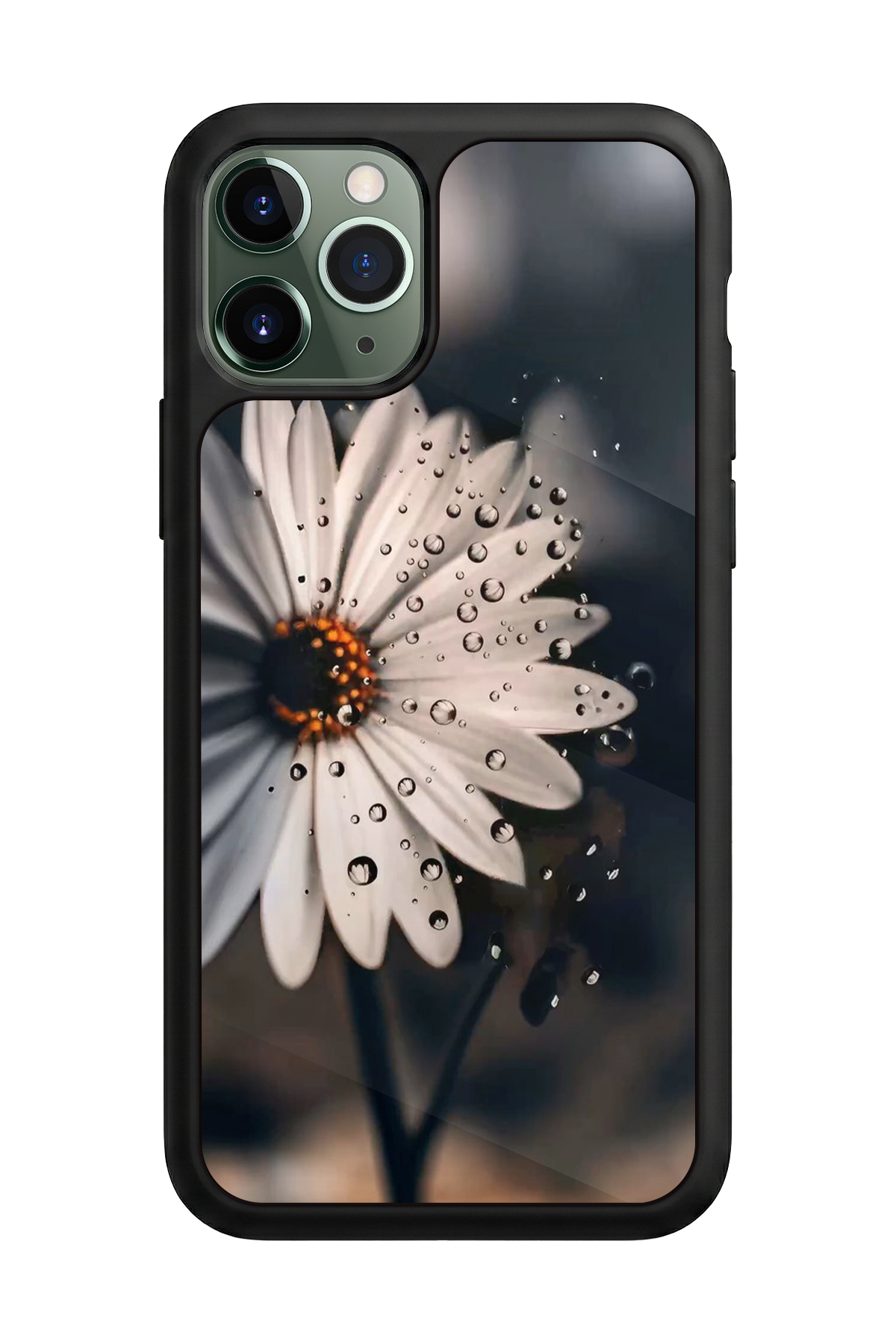 iPhone 11 Pro Uyumlu Cicek Tasarımlı Glossy Premium Kılıf