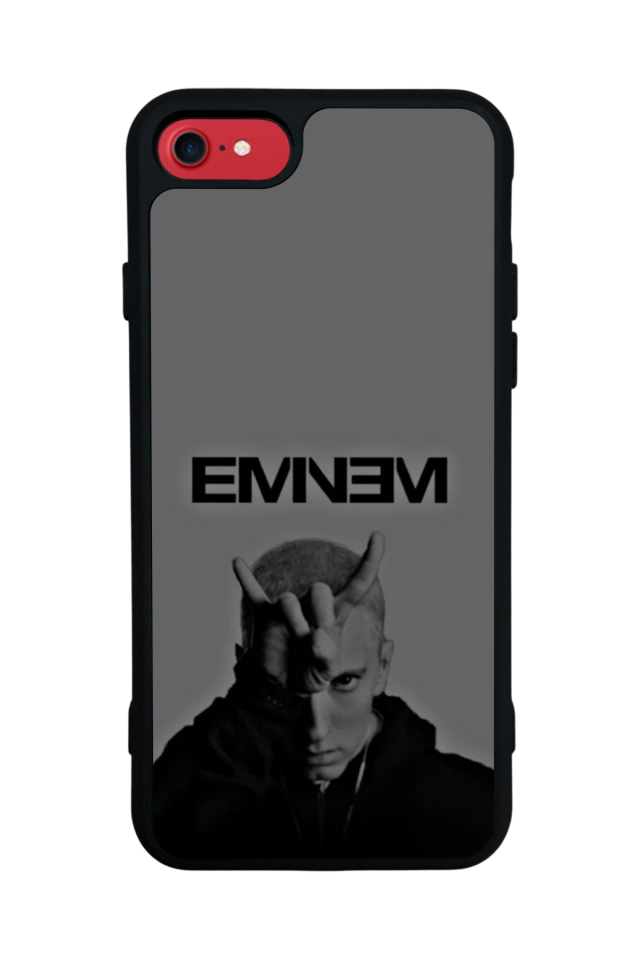 iPhone SE Uyumlu Eminem Tasarımlı Glossy Premium Kılıf