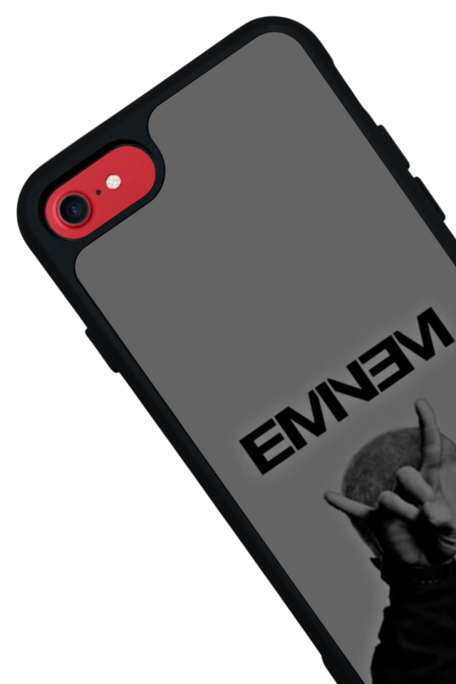 iPhone SE Uyumlu Eminem Tasarımlı Glossy Premium Kılıf
