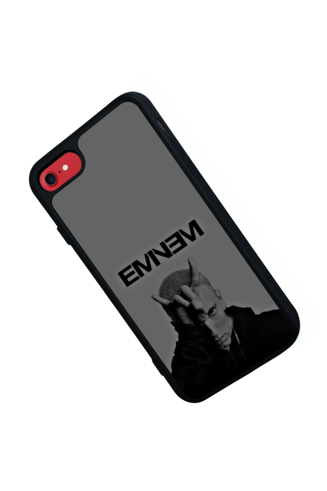 iPhone SE Uyumlu Eminem Tasarımlı Glossy Premium Kılıf