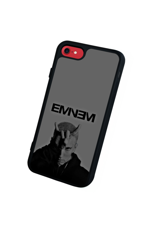 iPhone SE Uyumlu Eminem Tasarımlı Glossy Premium Kılıf