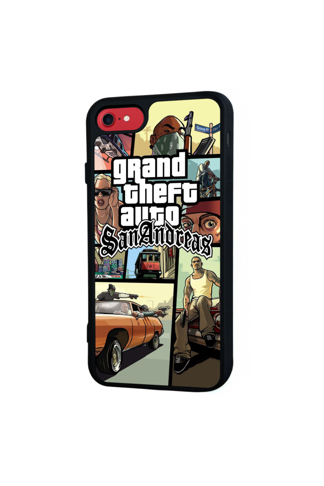 iPhone 8 Uyumlu GTA Tasarımlı Glossy Premium Kılıf