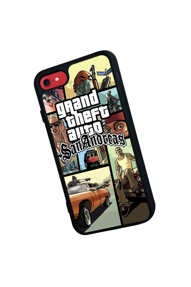 iPhone 8 Uyumlu GTA Tasarımlı Glossy Premium Kılıf