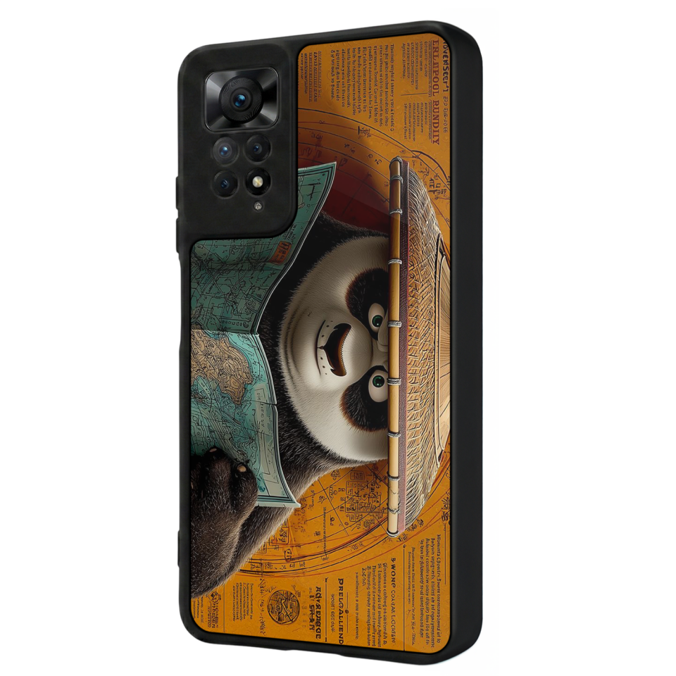 Xiaomi Redmi Note 12 Pro Uyumlu Kung Fu Panda Tasarımlı Glossy Premium Kılıf