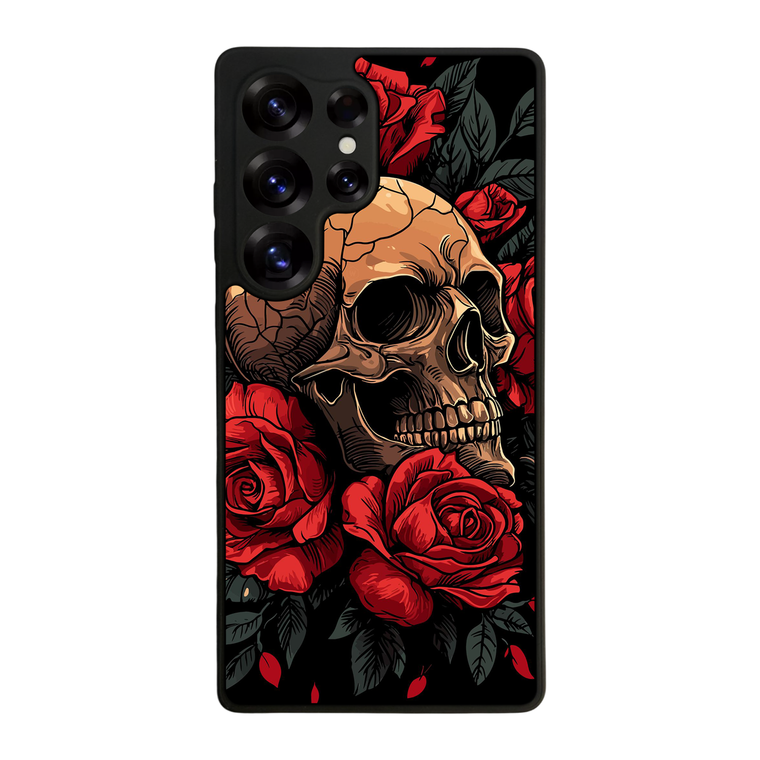Samsung Galaxy S25 Ultra Uyumlu KuruKafa Tasarımlı Glossy Premium Kılıf