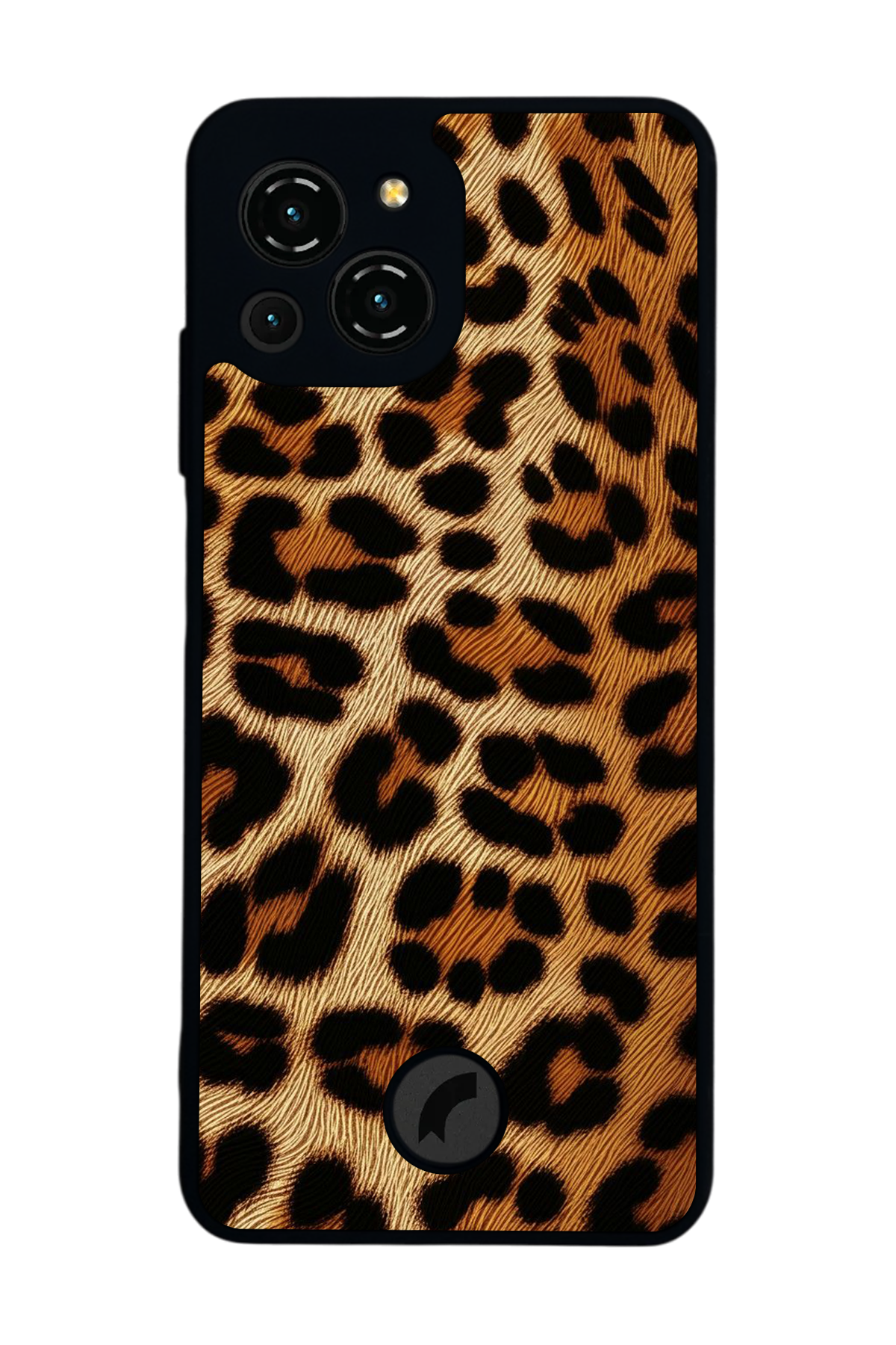 Reeder S23 Pro Max Uyumlu Leopar Tasarımlı Glossy Premium Kılıf