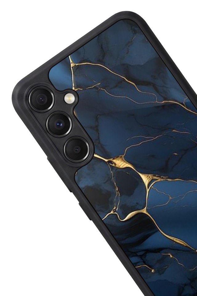 Samsung Galaxy A34 Uyumlu Mermer Marble Tasarımlı Glossy Premium Kılıf