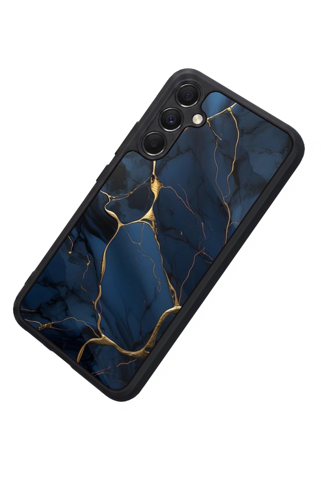 Samsung Galaxy A34 Uyumlu Mermer Marble Tasarımlı Glossy Premium Kılıf