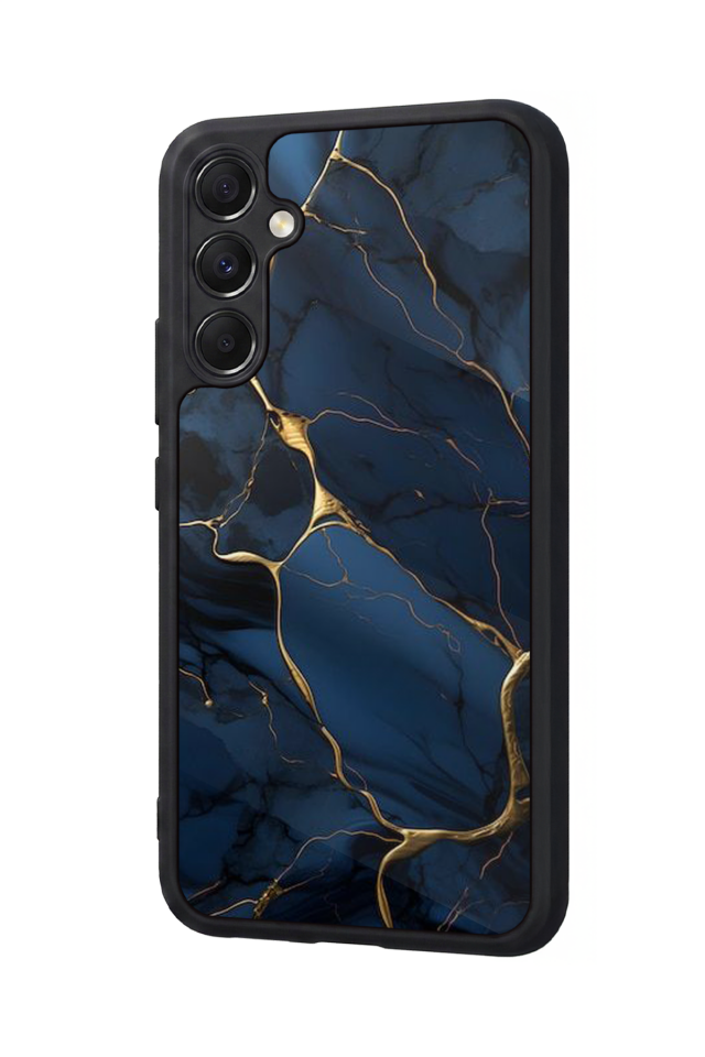Samsung Galaxy A34 Uyumlu Mermer Marble Tasarımlı Glossy Premium Kılıf