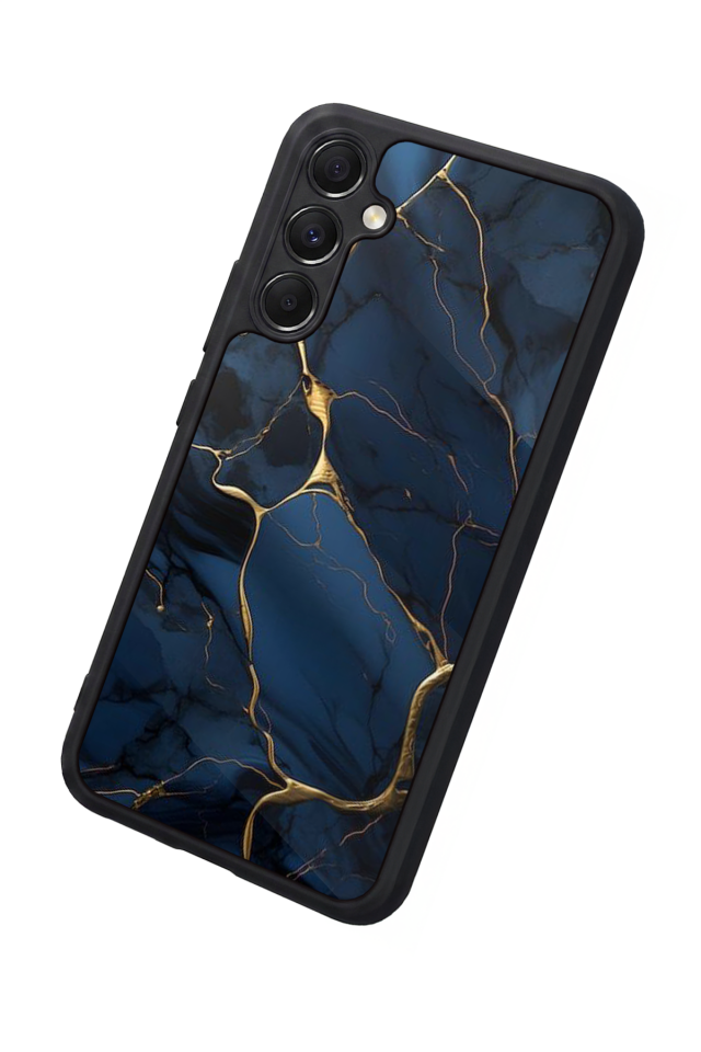 Samsung Galaxy A34 Uyumlu Mermer Marble Tasarımlı Glossy Premium Kılıf