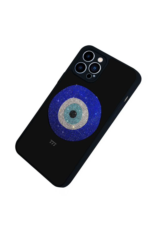 iPhone 13 Pro Max Uyumlu Nazar Tasarımlı Glossy Premium Kılıf