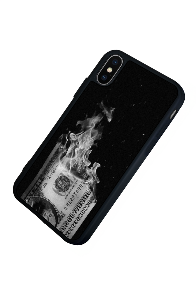 iPhone X/ XS Uyumlu Para Tasarımlı Glossy Premium Kılıf