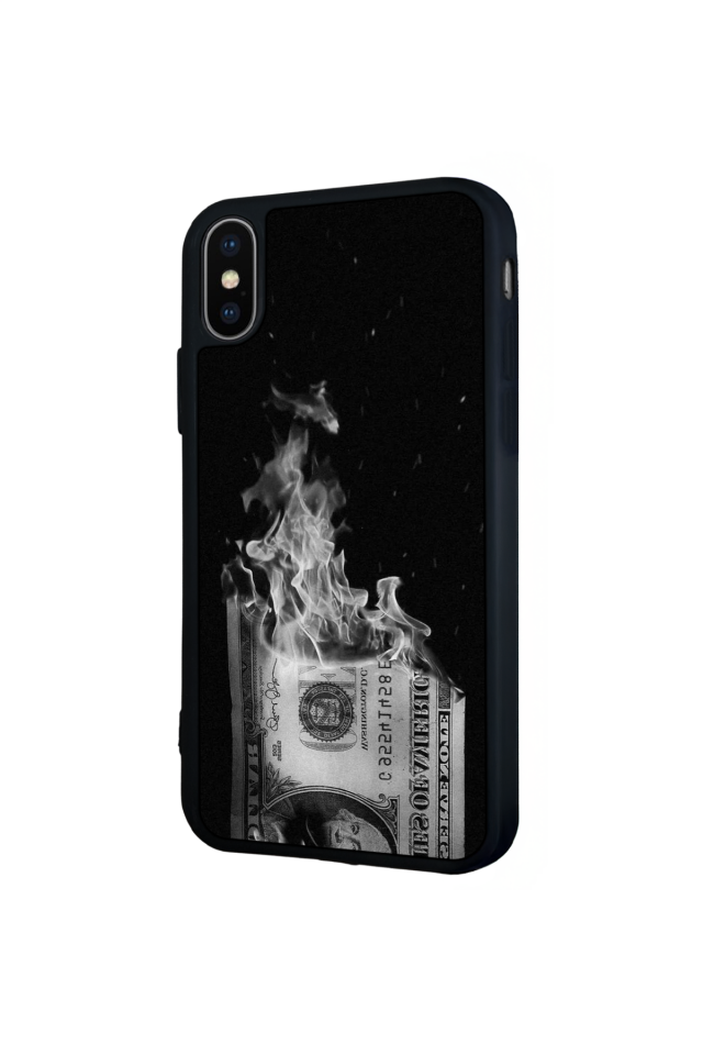 iPhone X/ XS Uyumlu Para Tasarımlı Glossy Premium Kılıf
