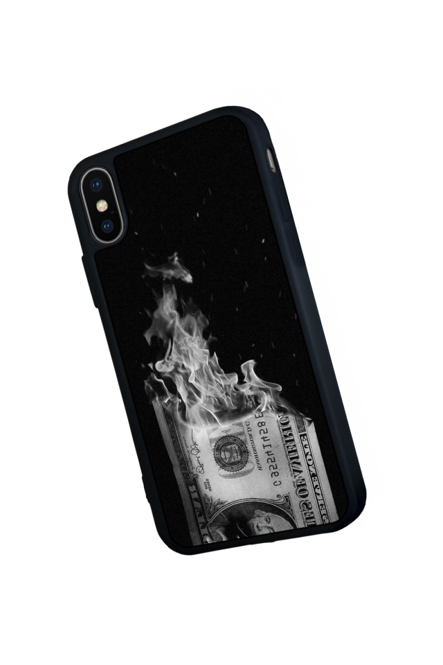 iPhone X/ XS Uyumlu Para Tasarımlı Glossy Premium Kılıf