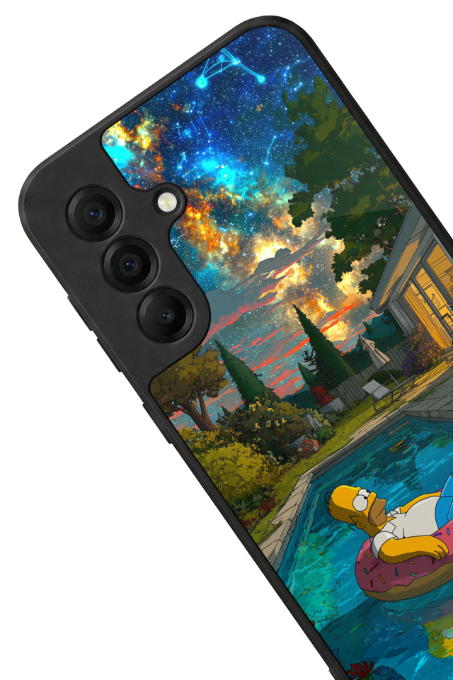 Samsung Galaxy A17 Uyumlu The Simpsons Tasarımlı Glossy Premium Kılıf