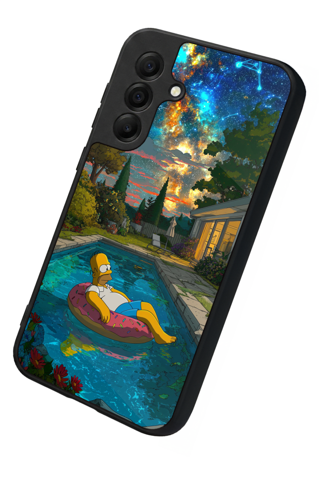 Samsung Galaxy A17 Uyumlu The Simpsons Tasarımlı Glossy Premium Kılıf