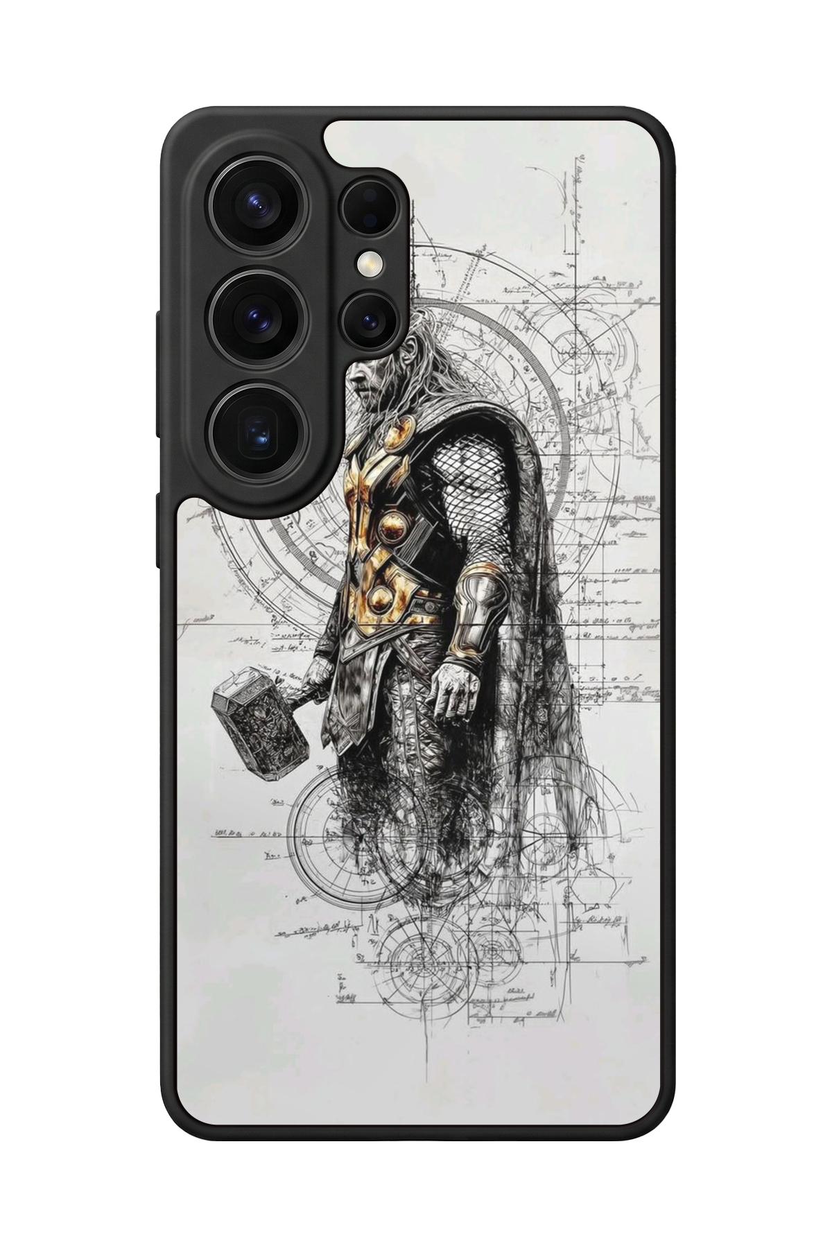 Samsung Galaxy S26 Ultra Uyumlu Thor Tasarımlı Glossy Premium Kılıf