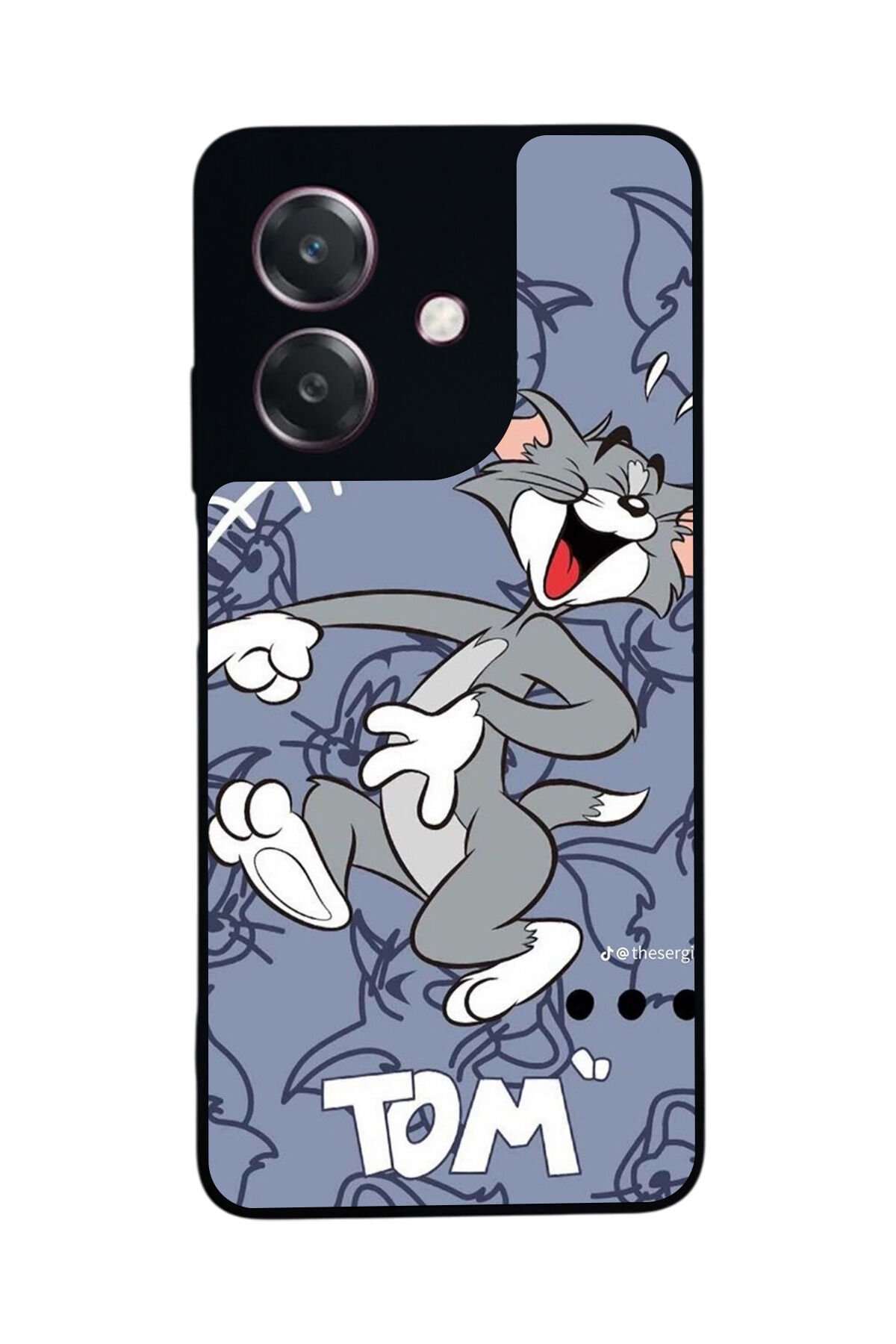 Oppo A3 5G Uyumlu Tom And Jerry Tasarımlı Glossy Premium Kılıf