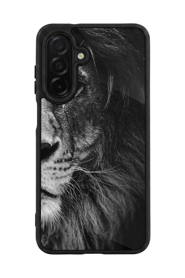 Samsung Galaxy A36 Uyumlu Aslan Tasarımlı Glossy Premium Kılıf