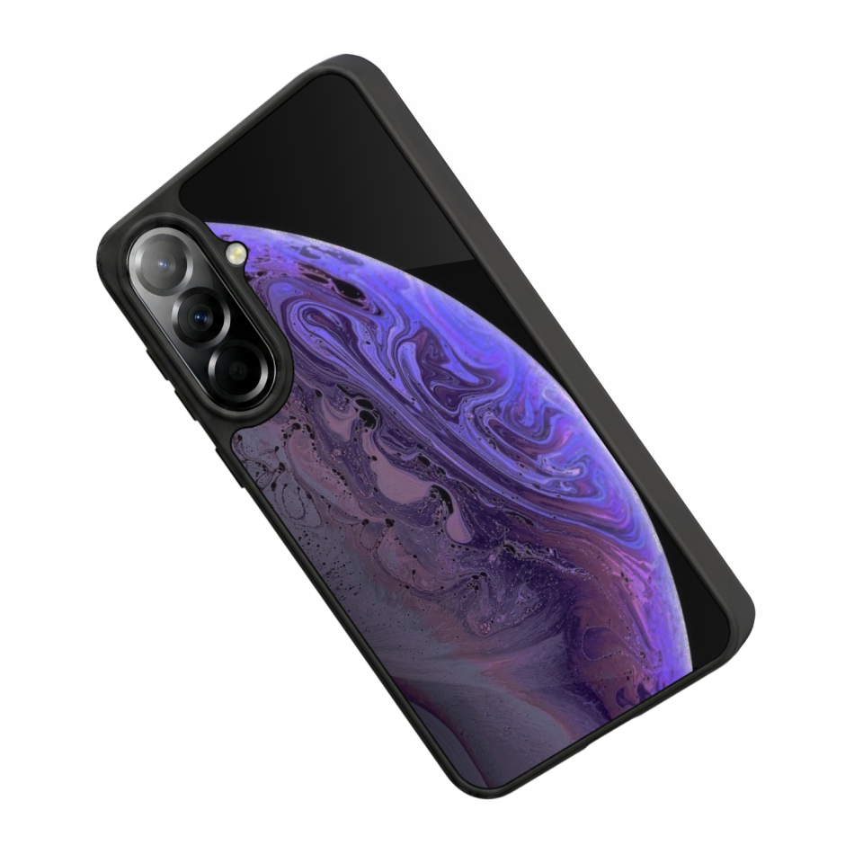 Samsung Galaxy A57 Uyumlu Ay Tasarımlı Glossy Premium Kılıf