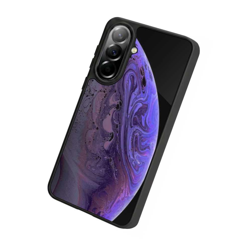 Samsung Galaxy A57 Uyumlu Ay Tasarımlı Glossy Premium Kılıf