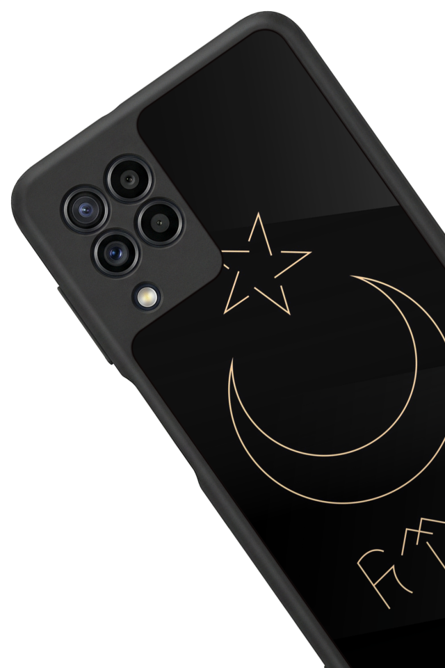 Samsung Galaxy M32 Uyumlu Bozkurt Tasarımlı Glossy Premium Kılıf