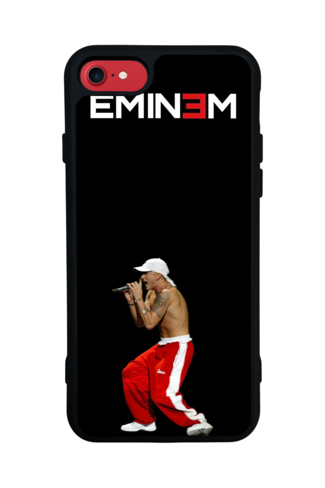 iPhone SE Uyumlu Eminem Tasarımlı Glossy Premium Kılıf