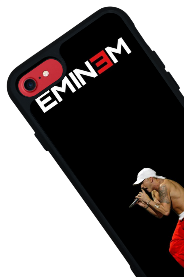 iPhone SE Uyumlu Eminem Tasarımlı Glossy Premium Kılıf