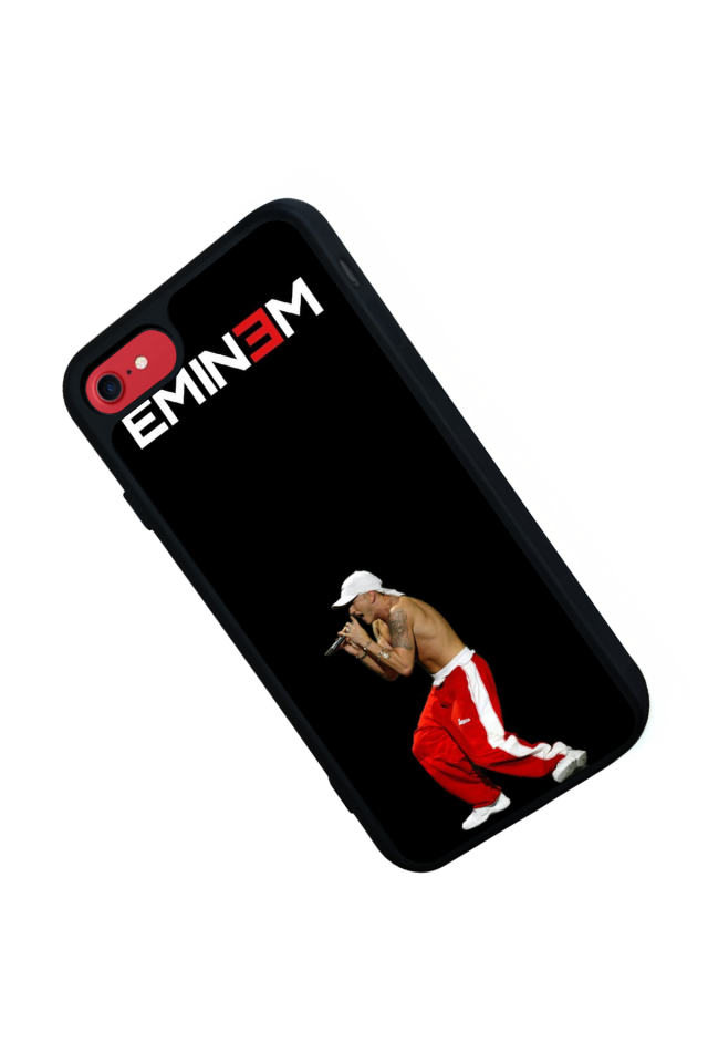 iPhone SE Uyumlu Eminem Tasarımlı Glossy Premium Kılıf
