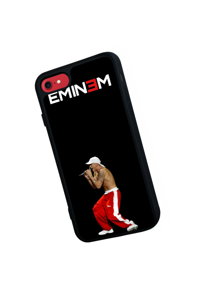 iPhone SE Uyumlu Eminem Tasarımlı Glossy Premium Kılıf
