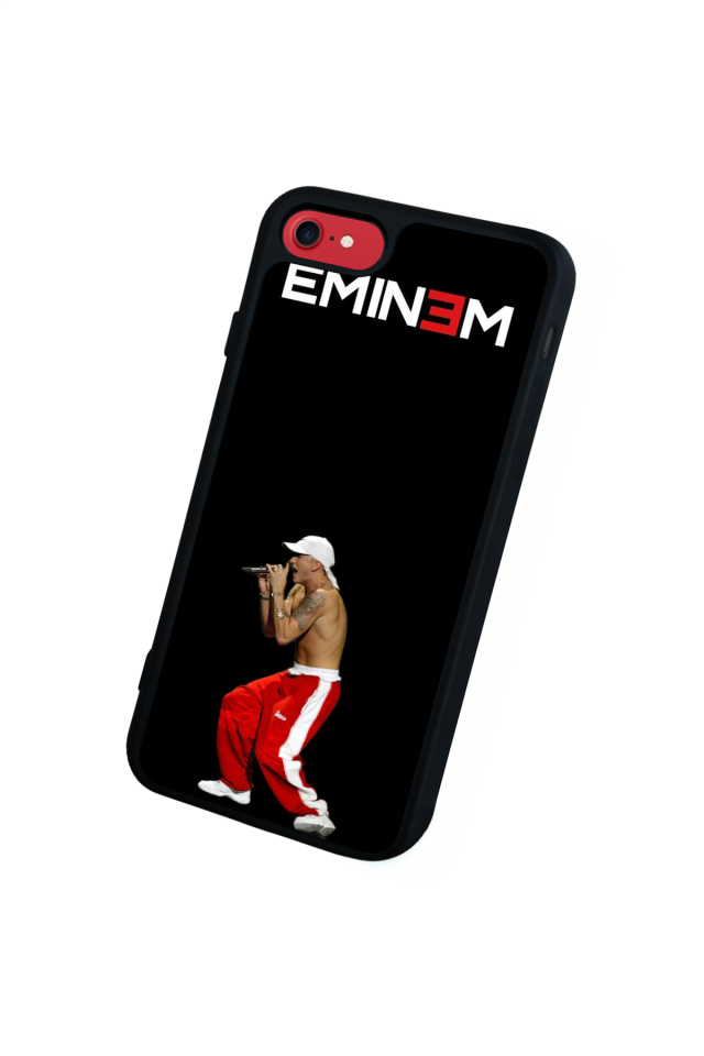 iPhone SE Uyumlu Eminem Tasarımlı Glossy Premium Kılıf