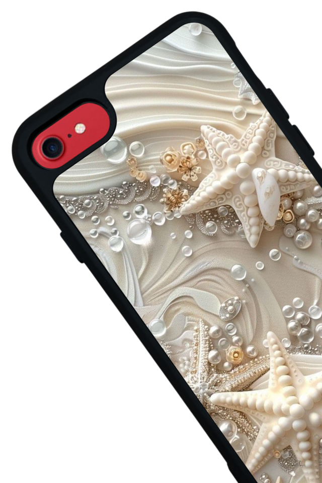 iPhone 7 Uyumlu  İnci Tasarımlı Glossy Premium Kılıf