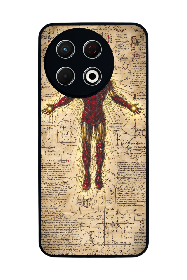 Tecno Spark 30 Pro Uyumlu  Iron Man ( Demir Adam ) Tasarımlı Glossy Premium Kılıf