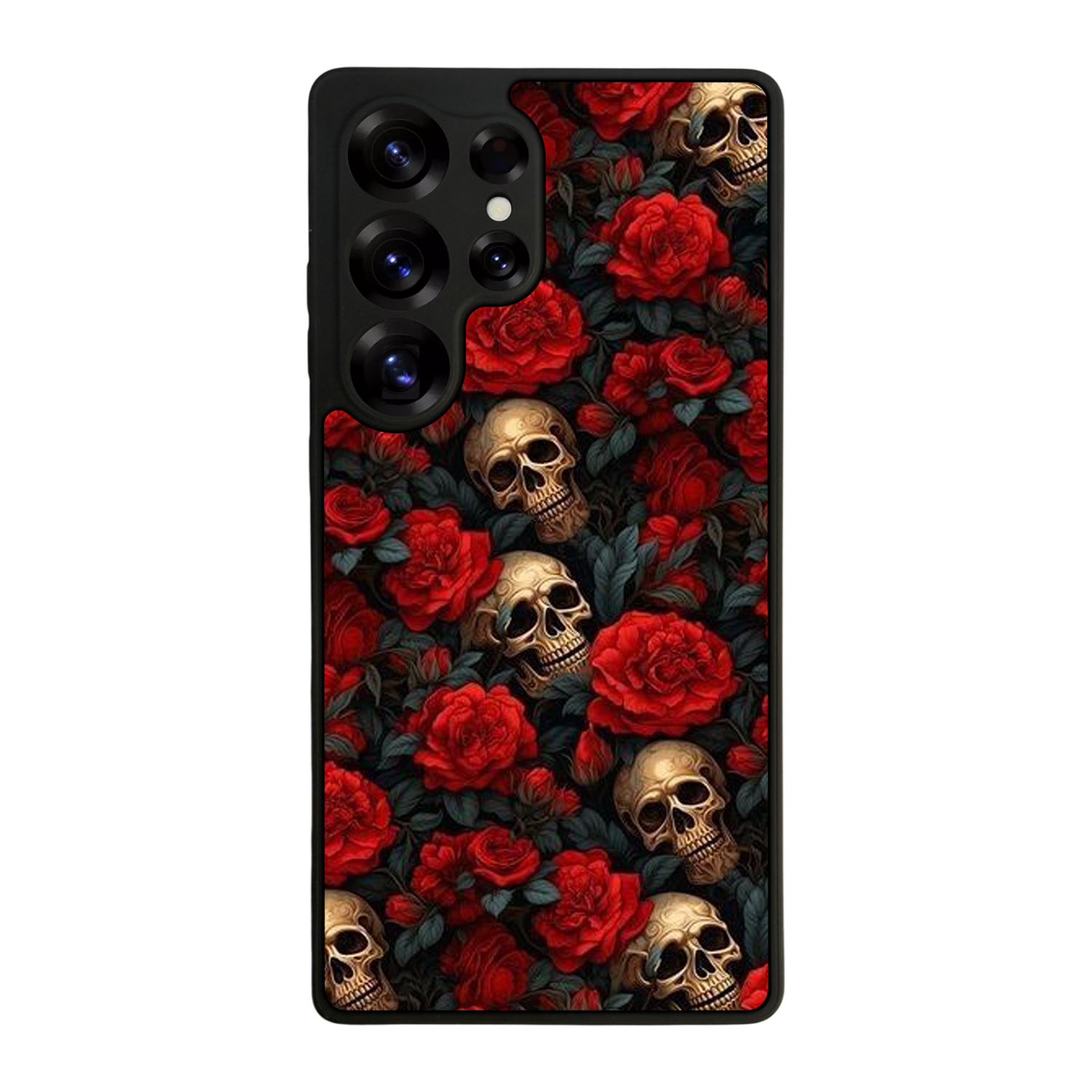 Samsung Galaxy S25 Ultra Uyumlu KuruKafa Tasarımlı Glossy Premium Kılıf
