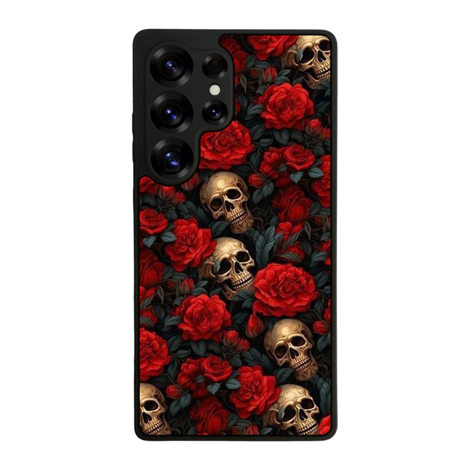 Samsung Galaxy S25 Ultra Uyumlu KuruKafa Tasarımlı Glossy Premium Kılıf
