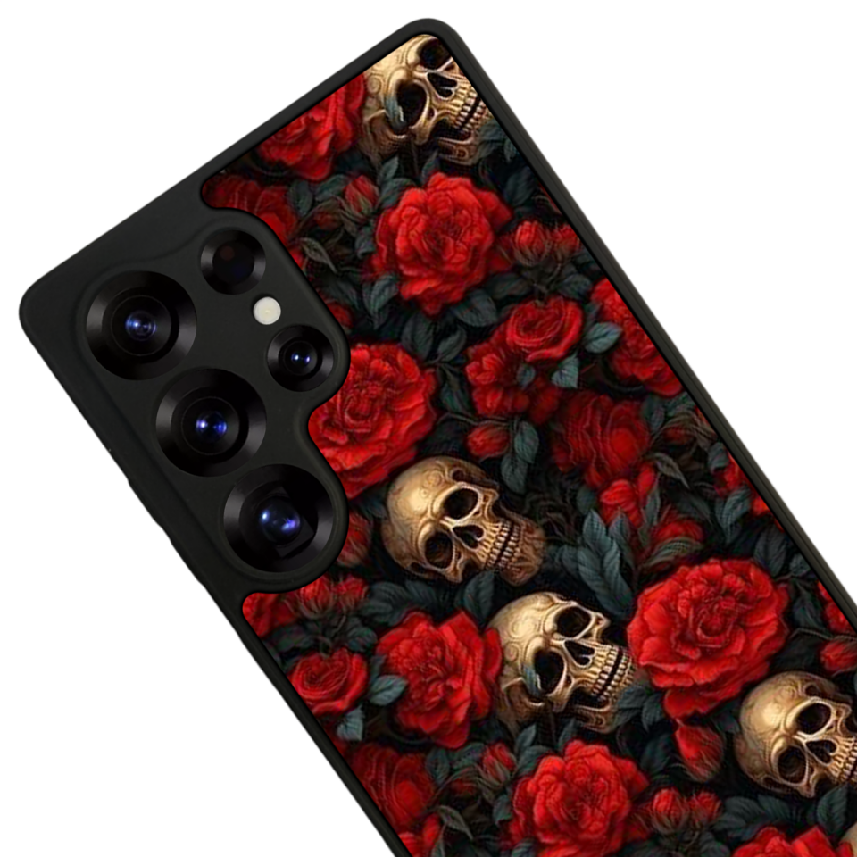 Samsung Galaxy S25 Ultra Uyumlu KuruKafa Tasarımlı Glossy Premium Kılıf