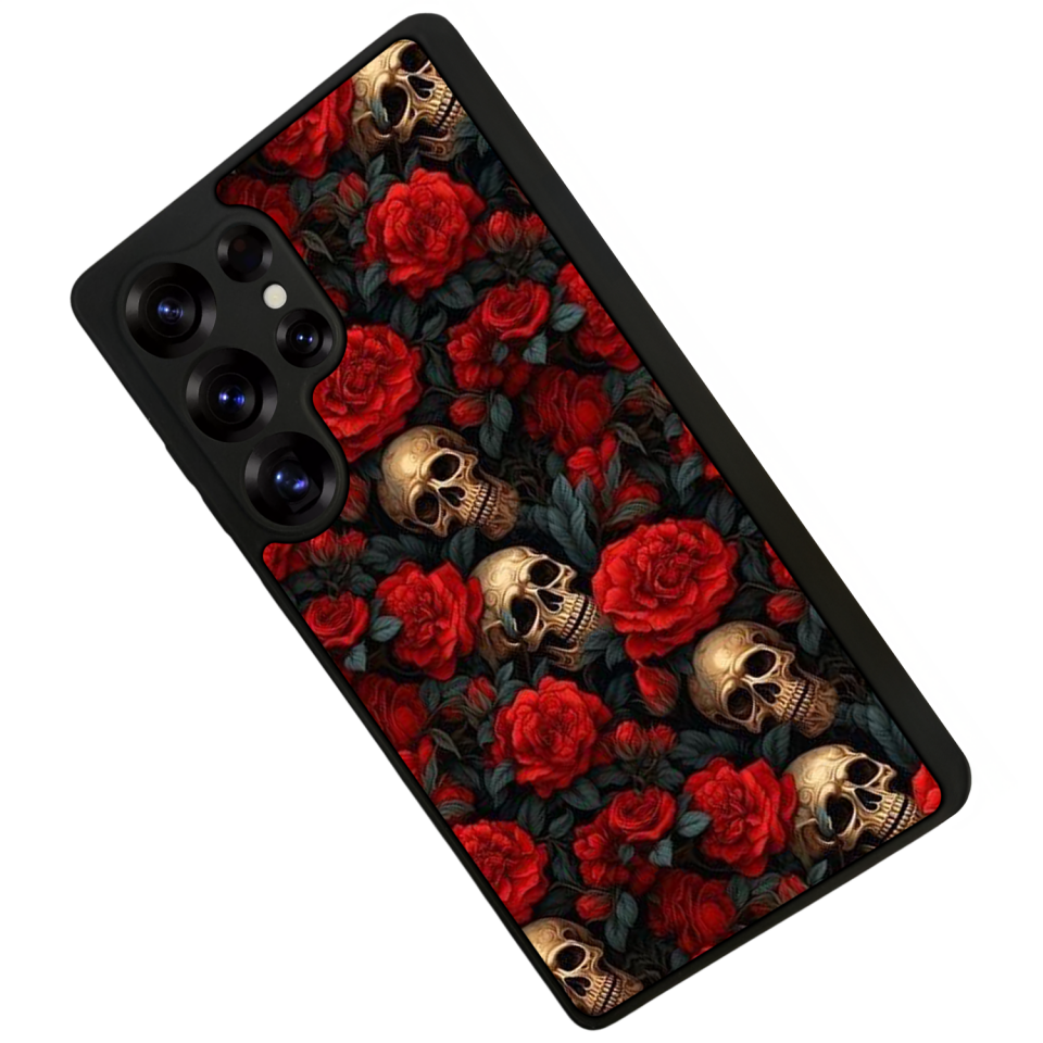 Samsung Galaxy S25 Ultra Uyumlu KuruKafa Tasarımlı Glossy Premium Kılıf