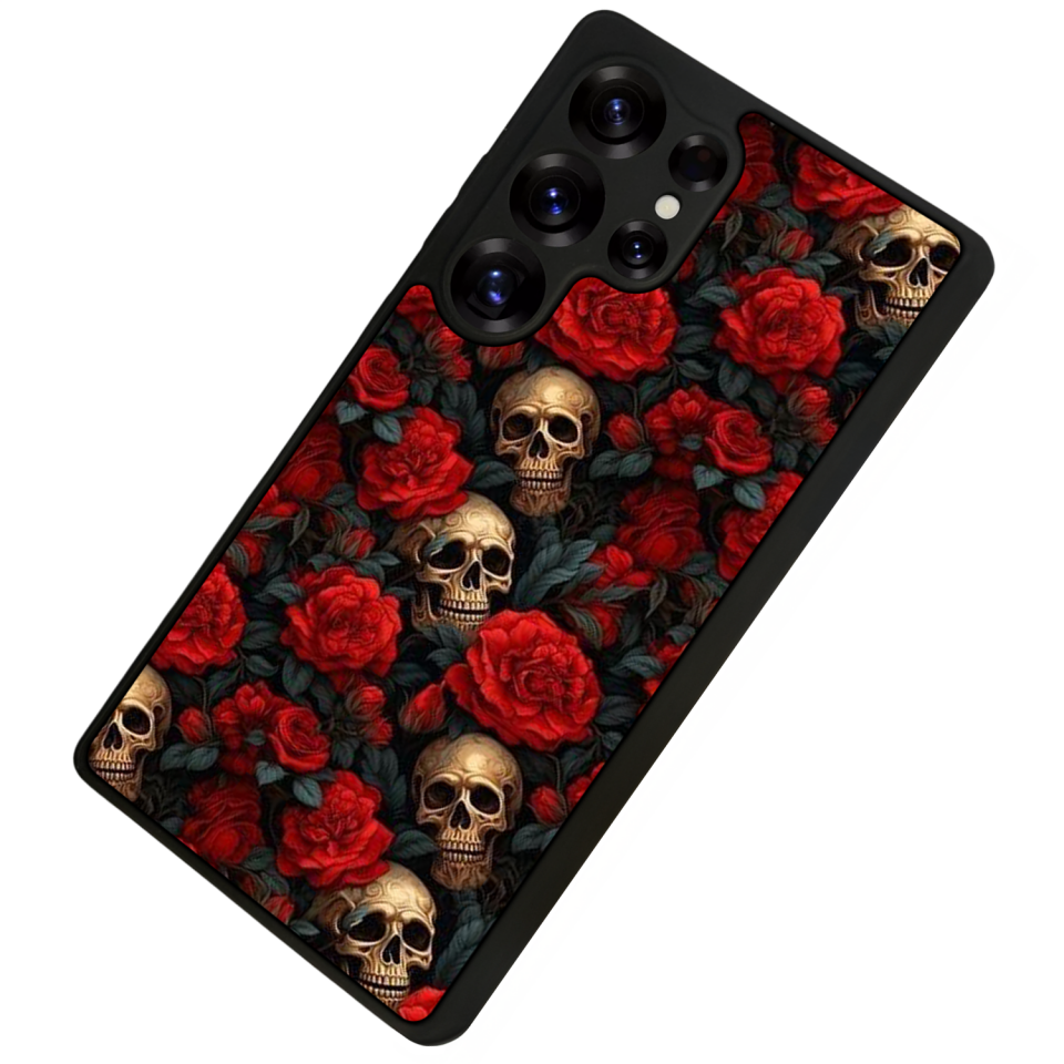 Samsung Galaxy S25 Ultra Uyumlu KuruKafa Tasarımlı Glossy Premium Kılıf