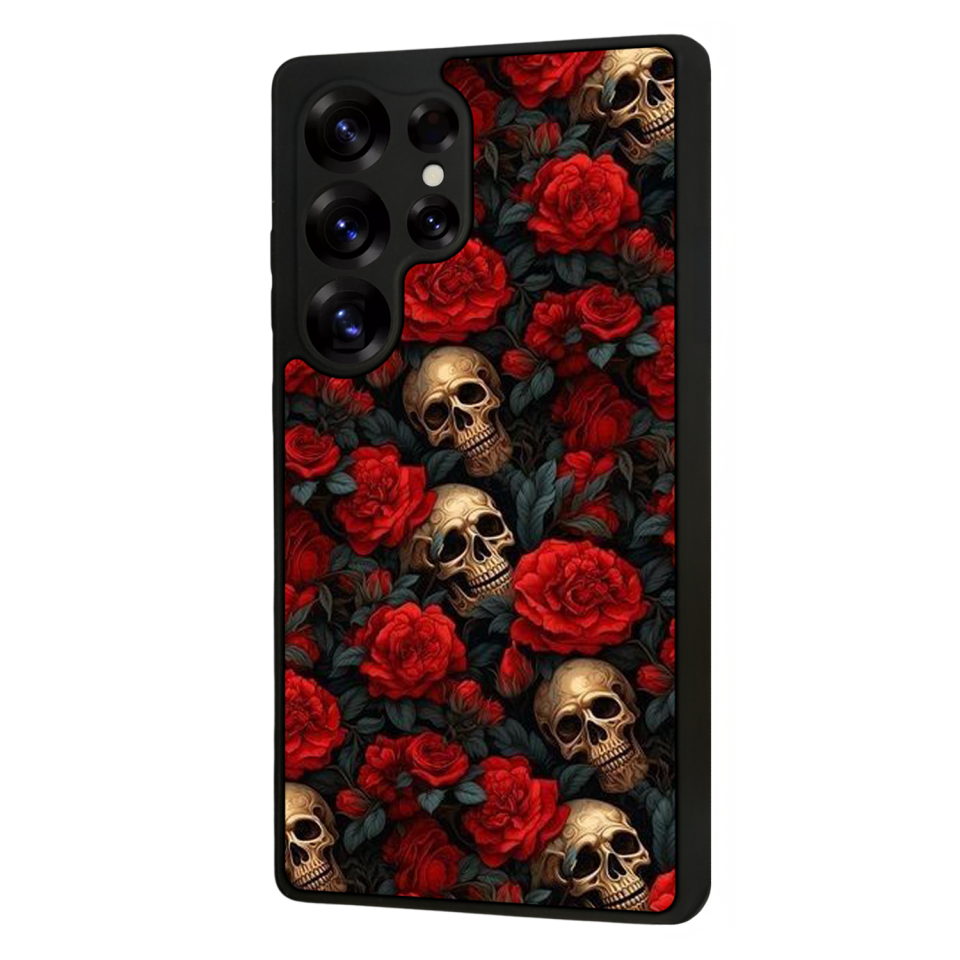 Samsung Galaxy S25 Ultra Uyumlu KuruKafa Tasarımlı Glossy Premium Kılıf