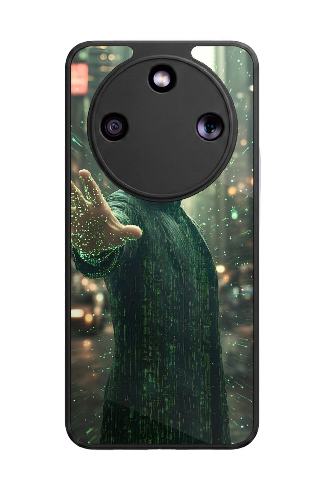 Honor Magic 8 Lite Uyumlu MatriHonor Magic 8 Lite Tasarımlı Glossy Premium Kılıf