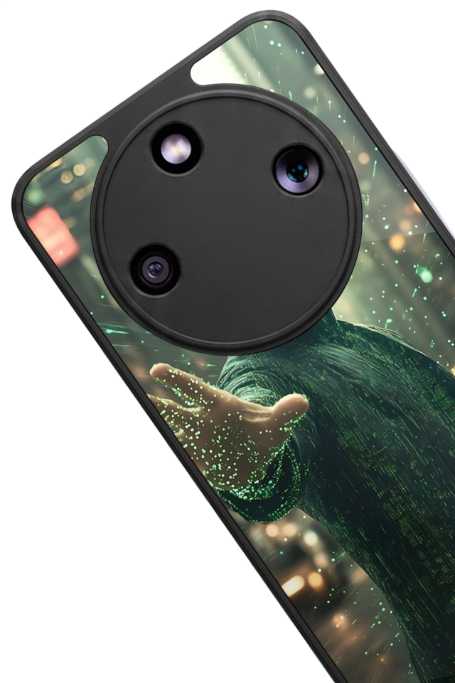 Honor Magic 8 Lite Uyumlu MatriHonor Magic 8 Lite Tasarımlı Glossy Premium Kılıf