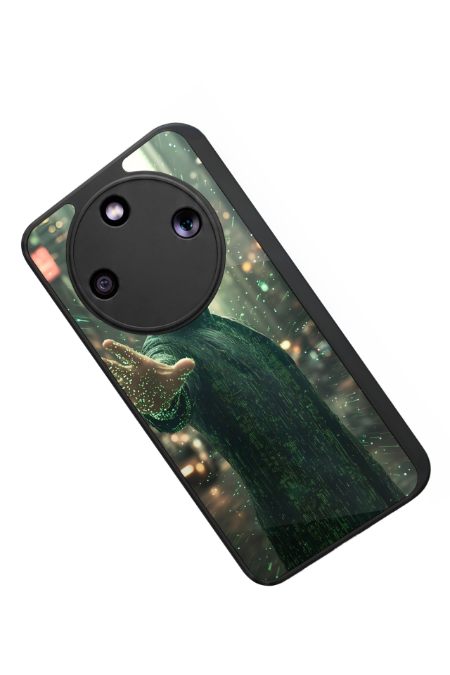 Honor Magic 8 Lite Uyumlu MatriHonor Magic 8 Lite Tasarımlı Glossy Premium Kılıf