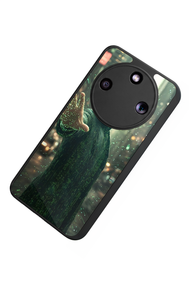 Honor Magic 8 Lite Uyumlu MatriHonor Magic 8 Lite Tasarımlı Glossy Premium Kılıf