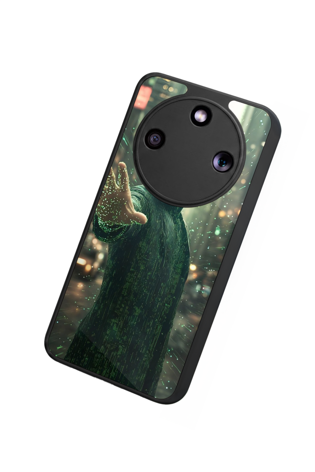 Honor Magic 8 Lite Uyumlu MatriHonor Magic 8 Lite Tasarımlı Glossy Premium Kılıf