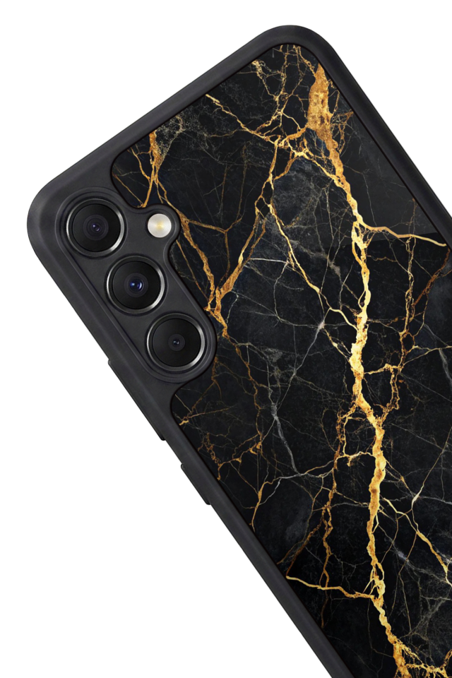 Samsung Galaxy A34 Uyumlu Mermer Marble Tasarımlı Glossy Premium Kılıf