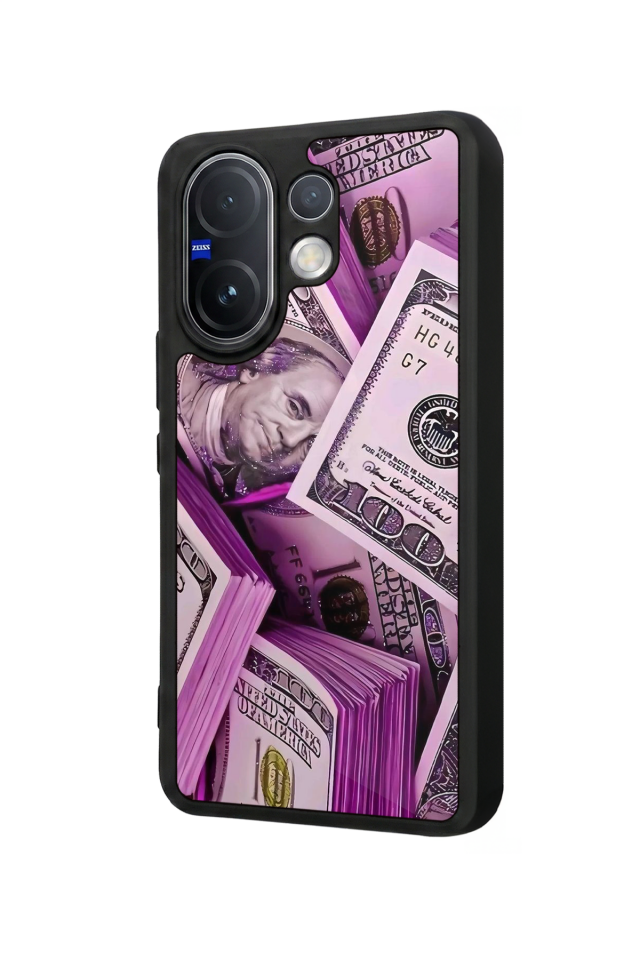 Vivo V60 Uyumlu Money Para Tasarımlı Glossy Premium Kılıf